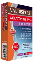 Valdispert Mélatonine 1,9 mg 4 Wirkungen 30 Kapseln Valdispert Mélatonine 1,9 mg 4 Wirkungen 30 Kapseln