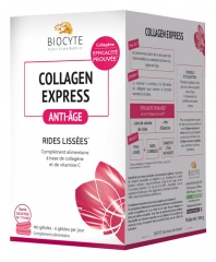 Biocyte Collagen Express Anti-Age Rides Lissées 180 Gélules Biocyte Collagen Express Anti-Age Rides Lissées 180 Gélules