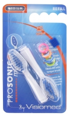 Visiomed Prosonic Micro 2 Têtes de Rechange Medium Visiomed Prosonic Micro 2 Têtes de Rechange Medium