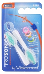 Visiomed Prosonic Micro 2 Têtes de Rechange Soft Visiomed Prosonic Micro 2 Têtes de Rechange Soft