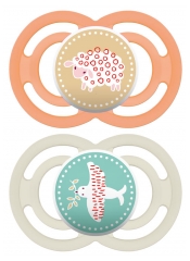 MAM 2 Soothers Perfect Silicone 18 Months and + MAM 2 Soothers Perfect Silicone 18 Months and +