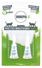 Biorepul s' Pipettes Insectifuges Chats 2 Pipettes