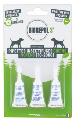 Biorepul s' Insect Repellent Pipettes Medium Dogs 10-20 kg Biorepul s' Insect Repellent Pipettes Medium Dogs 10-20 kg