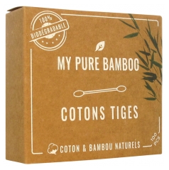 Denti Smile My Pure Bamboo Cotons Tiges 100 Pièces Denti Smile My Pure Bamboo Cotons Tiges 100 Pièces