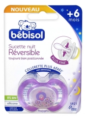 Bébisol Sucette Nuit Réversible Silicone +6 Mois SR21 Bébisol Sucette Nuit Réversible Silicone +6 Mois SR21