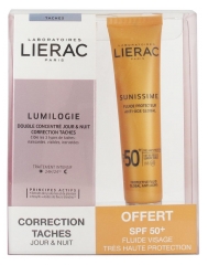 Lierac Lumilogie Doppelkonzentrat Gegen Pigmentflecken Tag & Nacht 30 ml + Sunissime Schutzfluid LSF 50 40 ml Geschenkt Lierac Lumilogie Doppelkonzentrat Gegen Pigmentflecken Tag & Nacht 30 ml + Sunissime Schutzfluid LSF 50 40 ml Geschenkt