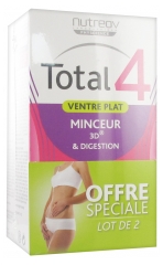 Nutreov Total 4 Flat Stomach 3D Slimness 2 x 30 Capsules Nutreov Total 4 Flat Stomach 3D Slimness 2 x 30 Capsules