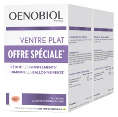 Oenobiol Femme 45+ Ventre Plat Lot de 2 x 60 Capsules Oenobiol Femme 45+ Ventre Plat Lot de 2 x 60 Capsules