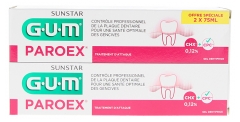 GUM Paroex Gel Dentifrice Lot de 2 x 75 ml GUM Paroex Gel Dentifrice Lot de 2 x 75 ml