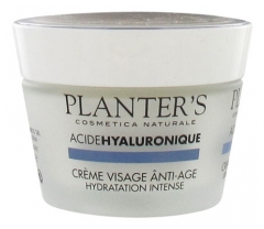 Planter's Acide Hyaluronique Crème Visage Anti-Âge Hydratation Intense 50 ml