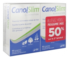 Laboratoires Jolly Jatel CanolSlim Élimination Lot de 2 x 60 Comprimés Laboratoires Jolly Jatel CanolSlim Élimination Lot de 2 x 60 Comprimés