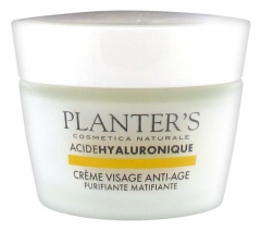 Planter's Hyaluronic Acid Anti-Ageing Purifying Mattifying Face Cream 50ml Planter's Hyaluronic Acid Anti-Ageing Purifying Mattifying Face Cream 50ml