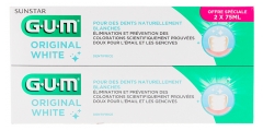 GUM Original White Dentifrice Lot de 2 x 75 ml GUM Original White Dentifrice Lot de 2 x 75 ml