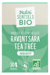 Nutrisanté Nutri'SENTIELS Organic Ravintsara Tea Tree Essential Oils 30 Capsules Nutrisanté Nutri'SENTIELS Organic Ravintsara Tea Tree Essential Oils 30 Capsules