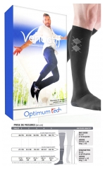 Gibaud Venactif Optimum Tech Chaussettes de Compression Médicale pour Homme Classe 2 British Noir Gibaud Venactif Optimum Tech Chaussettes de Compression Médicale pour Homme Classe 2 British Noir