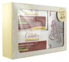 Rogé Cavaillès Green Almond Extra-Sweet Soap 2 x 250 g + Soap Box Offered Rogé Cavaillès Green Almond Extra-Sweet Soap 2 x 250 g + Soap Box Offered