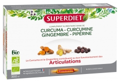 Super Diet Joints Organic Turmeric Curcumin Ginger Piperine 20 Phials Super Diet Joints Organic Turmeric Curcumin Ginger Piperine 20 Phials