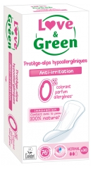 Love & Green Hypoallergenic Panty-Liners Normal 30 Panty-Liners Love & Green Hypoallergenic Panty-Liners Normal 30 Panty-Liners