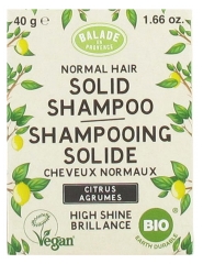 Balade en Provence Shampoing Solide Brillance Cheveux Normaux Agrumes Bio 40 g Balade en Provence Shampoing Solide Brillance Cheveux Normaux Agrumes Bio 40 g