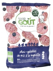 Good Goût Mini Blueberry Rice Patties From 10 Months Organic 40 g Good Goût Mini Blueberry Rice Patties From 10 Months Organic 40 g