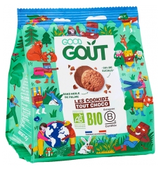 Good Goût Kidz Mini Cookidz Nappés Tout Chocolat Bio 115 g Good Goût Kidz Mini Cookidz Nappés Tout Chocolat Bio 115 g