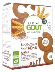Good Goût Biscuits Tout Ronds Cacao Dès 10 Mois Bio 20 Biscuits Good Goût Biscuits Tout Ronds Cacao Dès 10 Mois Bio 20 Biscuits