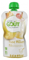 Good Goût Poire Williams dès 4 Mois Bio 120 g Good Goût Poire Williams dès 4 Mois Bio 120 g