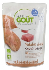 Good Goût Dulce de Patata Cerdo Salteado de 6 Meses Orgánico 190 g Good Goût Dulce de Patata Cerdo Salteado de 6 Meses Orgánico 190 g