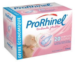 ProRhinel 20 Embouts Jetables Souples pour Mouche Bébé ProRhinel 20 Embouts Jetables Souples pour Mouche Bébé