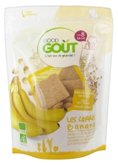 Good Goût Cuadrados Plátano A Partir de 8 Meses Bio 50 g Good Goût Cuadrados Plátano A Partir de 8 Meses Bio 50 g