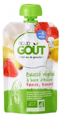 Good Goût Bio-Pflanzlich Gemischt Hafer Erdbeere Banane ab 6 Monate 90 g Good Goût Bio-Pflanzlich Gemischt Hafer Erdbeere Banane ab 6 Monate 90 g