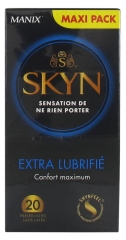 Manix Skyn Extra Lubrifié 20 Préservatifs Manix Skyn Extra Lubrifié 20 Préservatifs