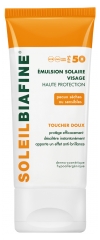 SoleilBiafine Hoch Schützende Sonnenschutz-Gesichtspflege-Emulsion SPF50 50 ml SoleilBiafine Hoch Schützende Sonnenschutz-Gesichtspflege-Emulsion SPF50 50 ml
