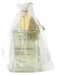 Taaj Delicioso Aceite Seco 100 ml + Deliciosa Leche Iridiscente 30 ml Libre Taaj Delicioso Aceite Seco 100 ml + Deliciosa Leche Iridiscente 30 ml Libre