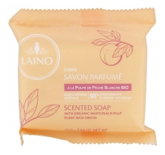 Laino Scented Soap with Organic White Peach Pulp 75g Laino Scented Soap with Organic White Peach Pulp 75g