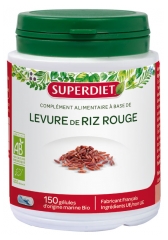 Super Diet Organic Red Rice Yeast 150 Capsules Super Diet Organic Red Rice Yeast 150 Capsules