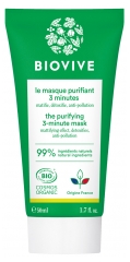 Biovive Masque Purifiant 3 Minutes Bio 50 ml Biovive Masque Purifiant 3 Minutes Bio 50 ml
