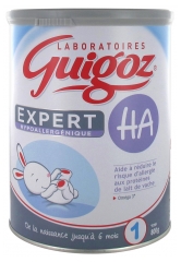Guigoz Expert HA 1er Âge Hypoallergénique De la Naissance Jusqu'à 6 Mois 800 g Guigoz Expert HA 1er Âge Hypoallergénique De la Naissance Jusqu'à 6 Mois 800 g