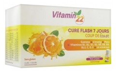 Ineldea Vitamin'22 7 Days Flash Cure 7 Single Flasks Ineldea Vitamin'22 7 Days Flash Cure 7 Single Flasks