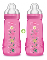 MAM 2 Biberons 2ème Age 330 ml 6 Mois et + MAM 2 Biberons 2ème Age 330 ml 6 Mois et +