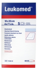 BSN medical Leukomed 5 Pansements Absorbants Non-Tissés 10 x 20 cm BSN medical Leukomed 5 Pansements Absorbants Non-Tissés 10 x 20 cm