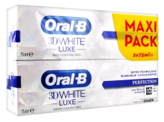 Oral-B 3D White Lujo Perfección Lote de 2 x 75 ml Oral-B 3D White Lujo Perfección Lote de 2 x 75 ml