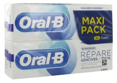 Oral-B Blancura Repara Encías & Esmalte Lote de 2 x 75 ml Oral-B Blancura Repara Encías & Esmalte Lote de 2 x 75 ml