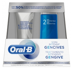 Oral-B Dentífrico Con Cuidado Intensivo de las Encías 85 ml + Gel Protector 63 ml Oral-B Dentífrico Con Cuidado Intensivo de las Encías 85 ml + Gel Protector 63 ml