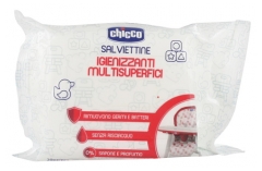 Chicco Lingettes Nettoyantes Multi-Surfaces 20 Lingettes Chicco Lingettes Nettoyantes Multi-Surfaces 20 Lingettes