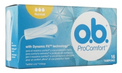 o.b. ProComfort 16 Tampons Normal o.b. ProComfort 16 Tampons Normal