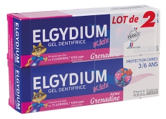 Elgydium Kids Gel Dentifrice Protection Caries 3/6 Ans Lot de 2 x 50 ml Elgydium Kids Gel Dentifrice Protection Caries 3/6 Ans Lot de 2 x 50 ml