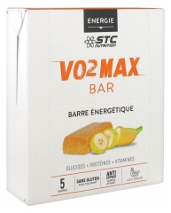 STC Nutrition VO2 MAX BAR 5 Barres Énergétiques x 45 g STC Nutrition VO2 MAX BAR 5 Barres Énergétiques x 45 g