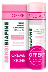 SensiBiafine Crème Visage Apaisante Hydratante Riche 50 ml + Eau Micellaire 125 ml Offerte SensiBiafine Crème Visage Apaisante Hydratante Riche 50 ml + Eau Micellaire 125 ml Offerte