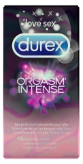 Durex Orgasm'Intense 10 Préservatifs Durex Orgasm'Intense 10 Préservatifs